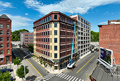 RISE at 80% completion for Essex St. Lofts - reuse residential community